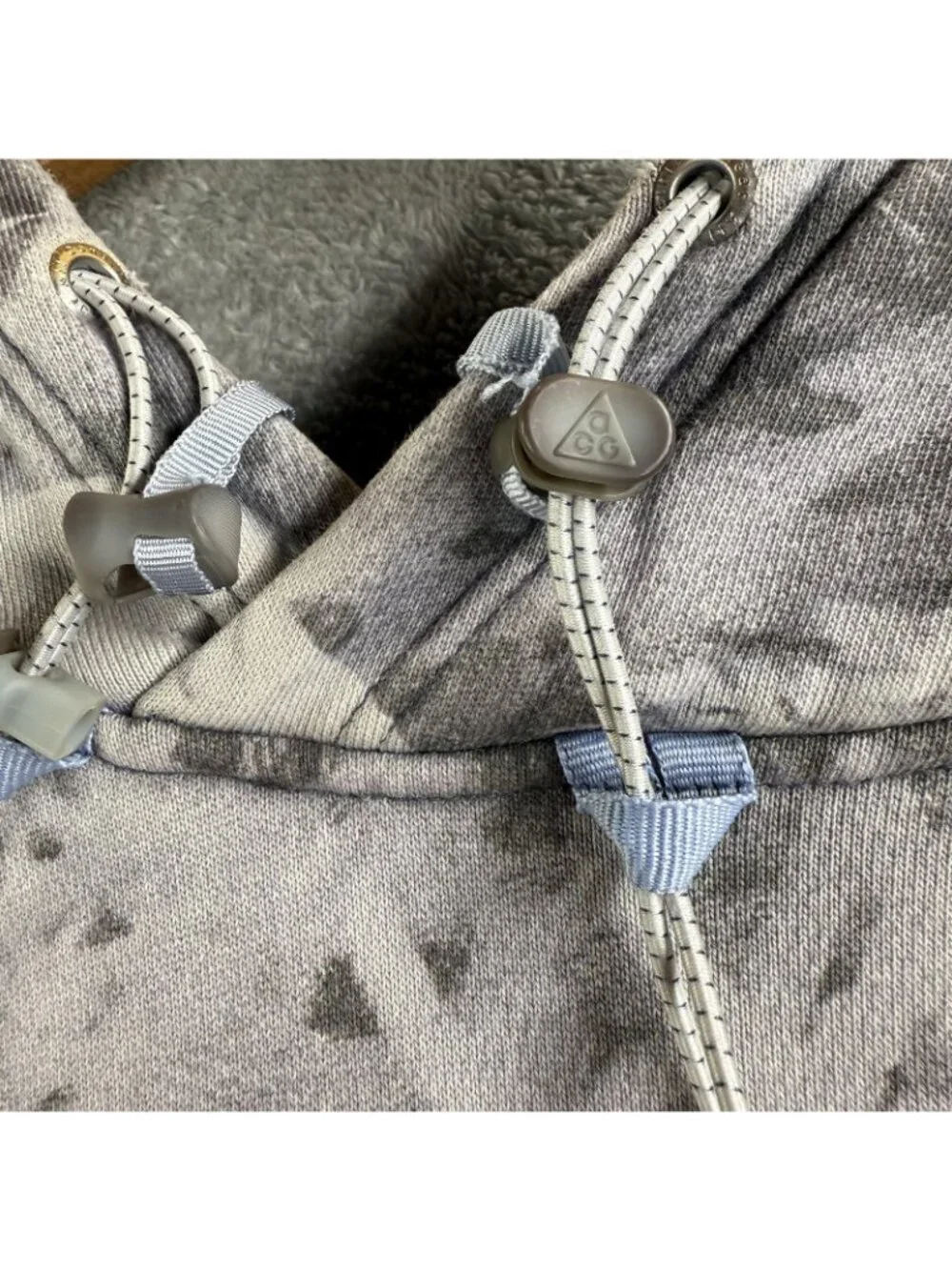 Nike ACG Hoodie Mens XL Gray Pullover Fleece Sweatshirt Therma Fit DV9394-015